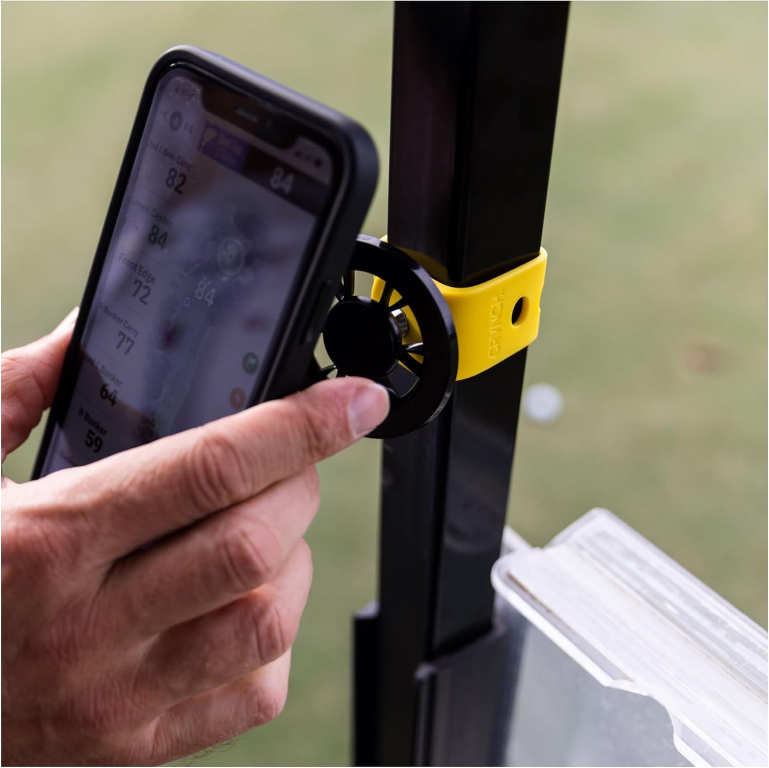 CRVNCH Automatic Magnetic Golf Cart Phone Mount
